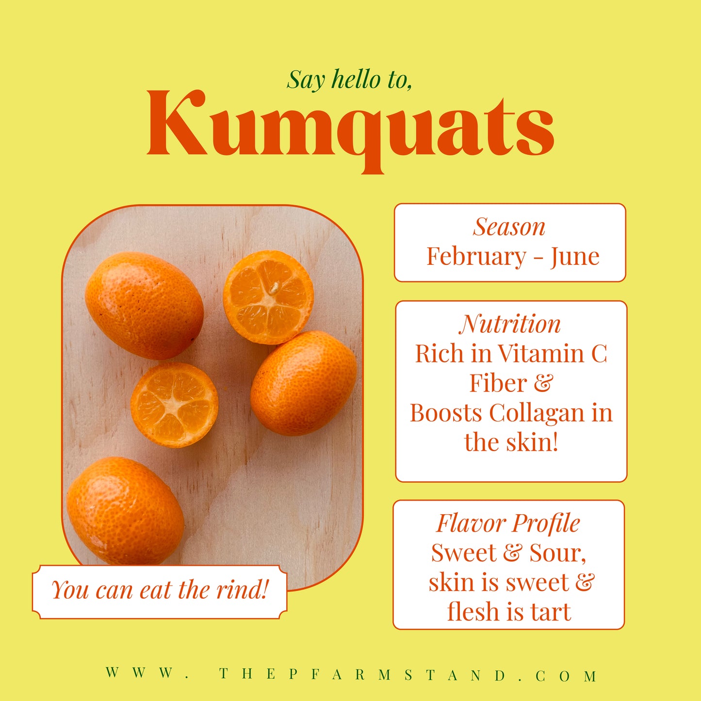 In Season Now! | Kumquats
